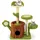 Costway Kratzbaum 55 x 40 x 92 cm Grün/Braun