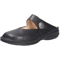 Finn Comfort Canaro Damen Clog schwarz Glattleder geprägt : 36 Schuhgröße: 36 - Schwarz - 36