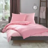 Lorena Feinflanell Bettwäsche Daphne rot kariert Kissenbezug einzeln 80x80 cm - rot