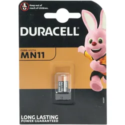 Duracell MN11 Alkaline Batterie 6 Volt, Abmessungen 16 x 10 mm