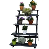 Promadino Blumentreppe 78 x 100 x 109 cm Braun