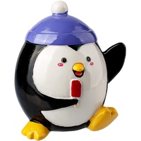 große Spardose - Pinguin - mit Verschluß - aus Kunstharz - 12 cm - stabile Sparbüchse - Sparschwein - für Kinder & Erwachsene/Kinderspardose lustig witzig -..