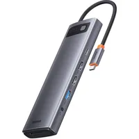 Baseus Metal Gleam Series USB-C HUB 12in1 Grey
