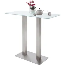 MCA Furniture Bartisch Zarina 120 x 105 x 60 cm Weiß