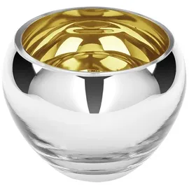 Fink Teelichthalter Colore Glas Gold