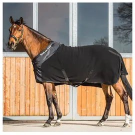 Back on Track Abschwitzdecke SUPREME mit D-Ringen 145 cm Schwarz