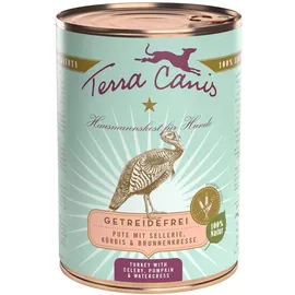 Terra Canis Pute mit Sellerie, Kürbis und Brunnenkresse 12 x 400 g