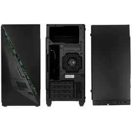 Kolink Inspire K2 Plus ARGB Micro-ATX-Gehäuse - schwarz