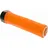 Fahrradgriffe orange gefroren