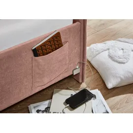 Meise Möbel meise.möbel Polsterbett Fun Stoff Rosa Rose