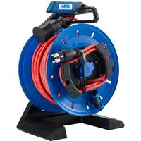 Hedi Vollkunststoff-Kabeltrommel Generation 7 Champion H07RN-F 3G1,5 - Schuko-Steckdose