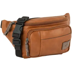 Bauchtasche CAMEL ACTIVE "Laos", Damen, Gr. B/H/T: 29cm x 16cm x 11cm, braun, Polyurethan, Polyurethan (PU), beschichtet, kontrastfarbene Details, leichte Abriebeffekte, Retro, Taschen, funktionaler Begleiter mit sportlichen Details ideal für den Alltag