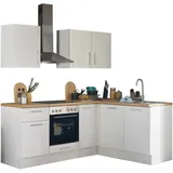 BASIC by Balculina Winkelküche Turin L-Form 210 cm weiß