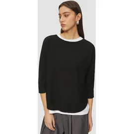 QS Strickpullover Schwarz M