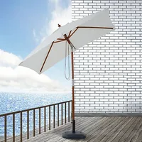 Outsunny Sonnenschirm 200 x 150 cm beige