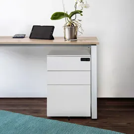 HJH Office Color Os I Rollcontainer 60 x 39 x 50 cm weiß