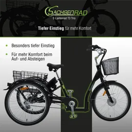 Sachsenrad T3A Trio Edition 2025 26 Zoll RH 50 cm Damen schwarz