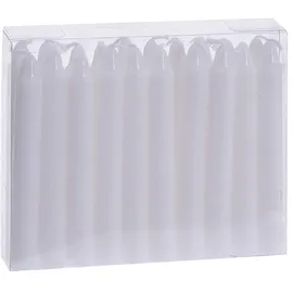 Spetebo Kleine Echtwachs Stabkerzen 20 St. weiß