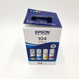 Epson 104 Tintenflaschen CMYK