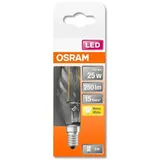 Osram LED Kerze gedreht E14/2,5 Watt/Energie F Glas