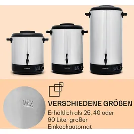 Klarstein Einkochtopf 40 l Edelstahl