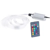 Lunartec Glasfaser-RGB-LED-Sternenhimmel mit Fernbedienung und 300 Lichtfasern