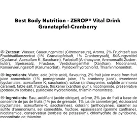 Best Body Low Carb Vital Drink Granatapfel-Cranberry 1000 ml