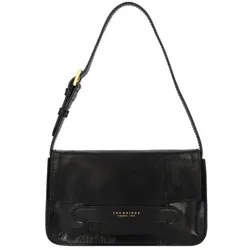 The Bridge Lucrezia Schultertasche Leder 26 cm  schwarz