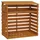 MCW Brennholzlager MCW-Q16 Holz 121 x 122 x 61 cm Braun