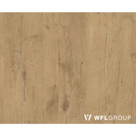 WFL GROUP Esstisch Glory Weiß im Industriestil - Modern, Rund - Ausziehbar von 100 cm bis 140 cm, Pulverbeschichtete Metallbeine - Lancelot Eiche Holzwerkstoff, 6-Sitzer, Rund,Rund, 100x76x100 Esszimmer, Tische, Esstische