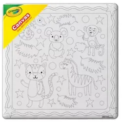 Crayola: Malunterlage mit Dschungelmotiv - 20 x 20 cm