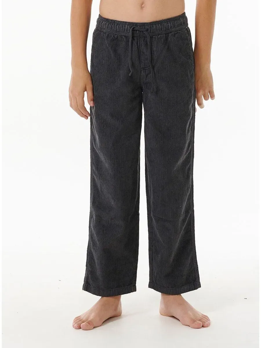RipCurl Surf Cord Pant - Boys washed black (8264) 10