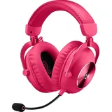 Logitech PRO X 2 LIGHTSPEED, Over-ear Gaming Headset Bluetooth Magenta