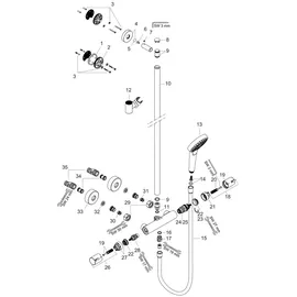 Hansgrohe Croma Select S SemiPipe Multi (27247400)