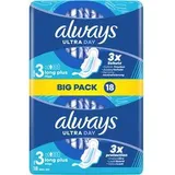Always Ultra-Binden Day Long Plus, 3, mit Flügeln, Big Pack