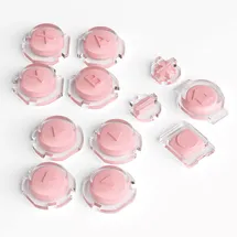 ExtremeRate Joycon Buttons Ersatzteil Flamingo Pink für Nintendo Switch