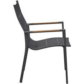 LC Garden Unicamo Stapelstuhl 57 x 68 x 92 cm grau