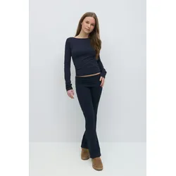 Gina Tricot - Y low waist yoga leggings - yoga pants - Blau - 170 - Mädchen - Blau - 170