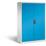 C+P Werkstattschrank | HxBxT 195x120x60cm | Lichtgrau/Lichtblau von PROREGAL