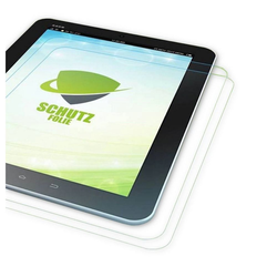 Wigento Tablet-Hülle 2x HD LCD Displayschutz für Lenovo Tab P11 11.0 Zoll TB-J606F Schutz Folie + Poliertuch