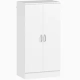 modfu Schuhschrank 55 x 108 x 35 cm 6-stufig mit Soft Close / weiß