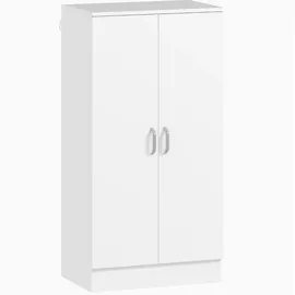 modfu Schuhschrank 55 x 108 x 35 cm 6-stufig mit Soft Close / weiß
