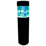 JVmoebel Zimmerbrunnen Wasser Aquarium Wassersäule Säule Dekoration Quallen Wasserwand Club, Made in Europa beige