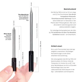 The Meat Makers Grillthermometer The MeatStick-Set gelb
