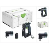 Festool CXS 18-Basic Akku Bohrschrauber 18 V 40 Nm Brushless + Winkelvorsatz + Systainer - ohne Akku, ohne Ladegerät