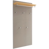 XXXLutz Voss Garderobenpaneel 80x27x170cm Holz, Taupe,