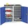 stumpf metall Stumpf / enzianblau 9 Schubladen 100 mm + 2 Auszugsböden - 3002974