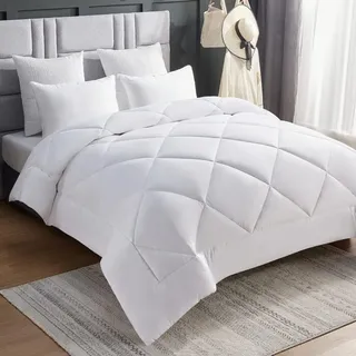 WAVVE Bettdecke 200x200 cm (22,18) - Weiß 200 x 200 (1800g Füllung)