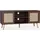 sweeek TV-Möbel mit Rattangeflecht 120 x 39 x 56,5 cm Braun Holz