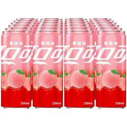Coke Peach 0,33 Liter Dose, 24er Pack